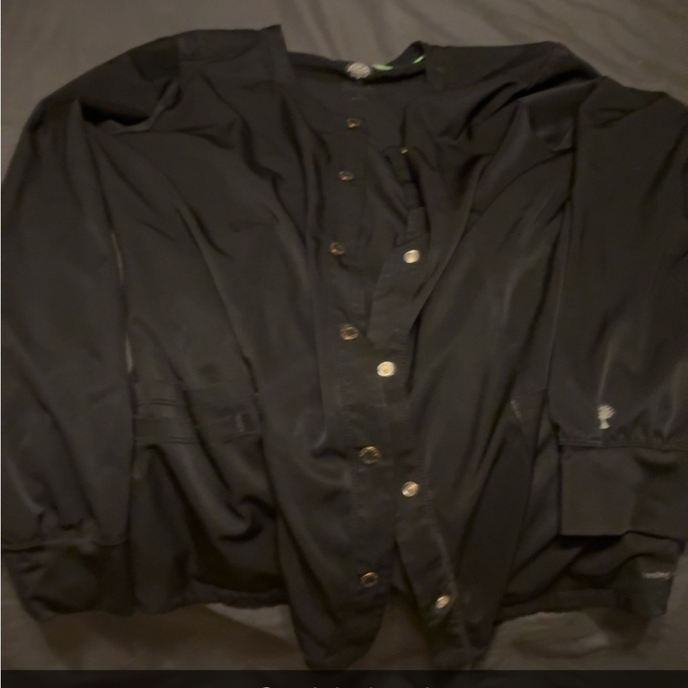 Healing Hands Black Shirt Jacket